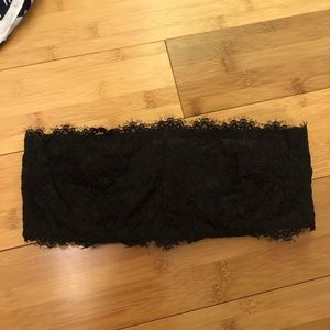 black lace bandeau - AERIE